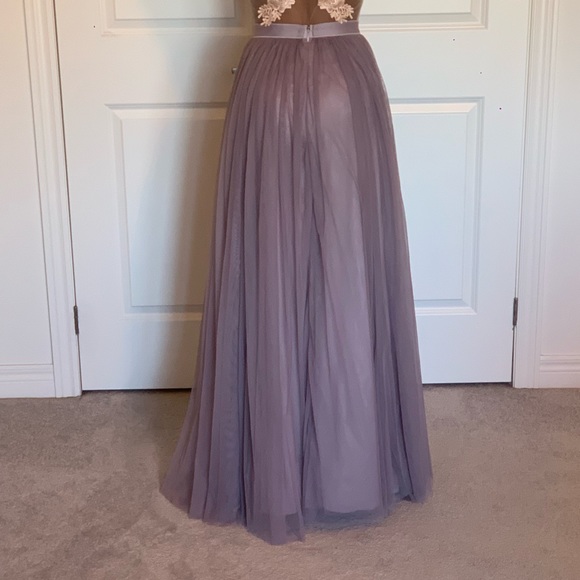 Purple tulle skirt - Picture 4 of 5